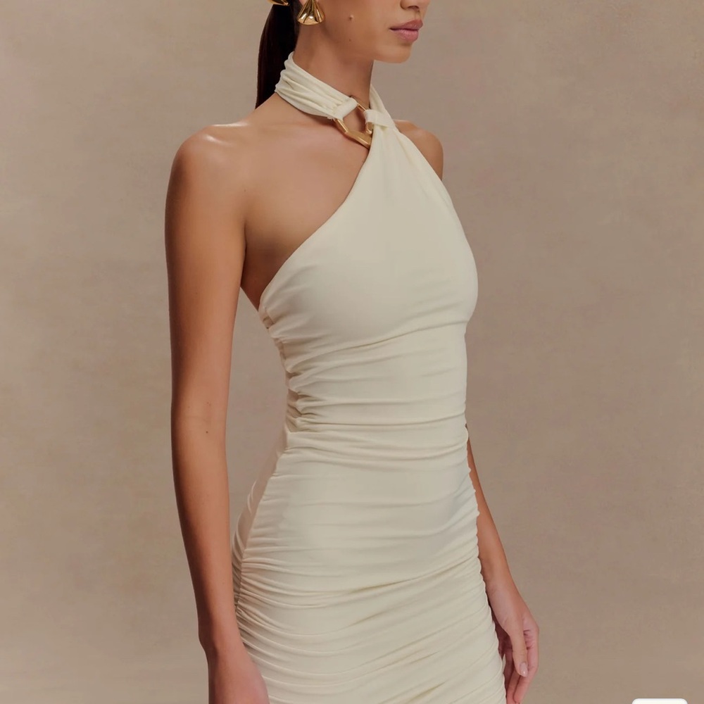 Miss Me Cream Mini Dress - Picture 4 of 4